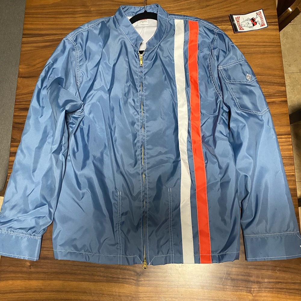 Birdwell “Le Mans Racing Jacket” in federal blue, size Large